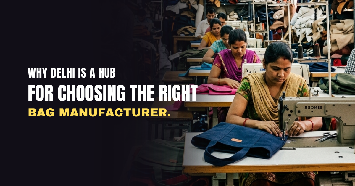 A bag manufacturer in Delhi you have probably noticed how Delhi dominates the market.
