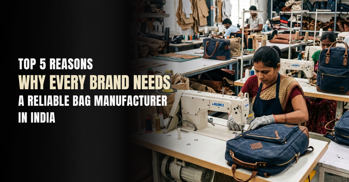Reliable bag manufacturer in India producing high-quality custom bags for bulk business orders