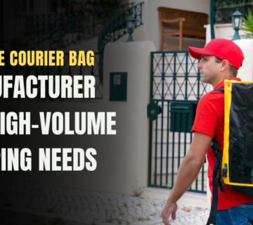 Reliable courier bag manufacturer providing durable packaging solutions for high-volume shipping and e-commerce businesses