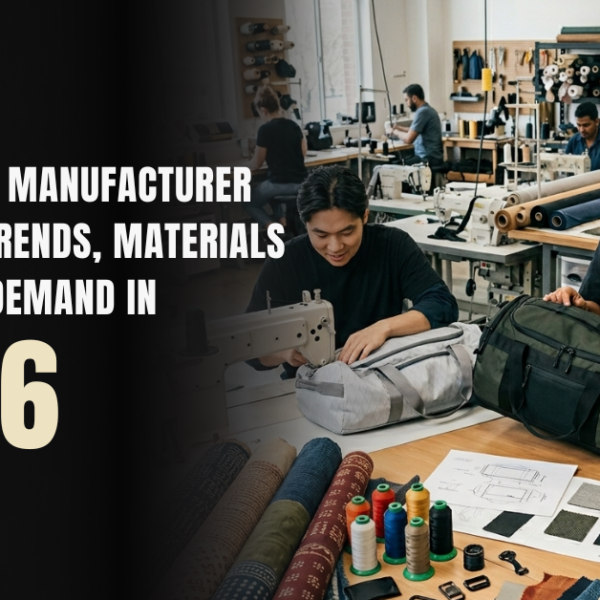 Duffle Bag Manufacturer showcasing modern travel and gym duffle bags with durable materials in 2026