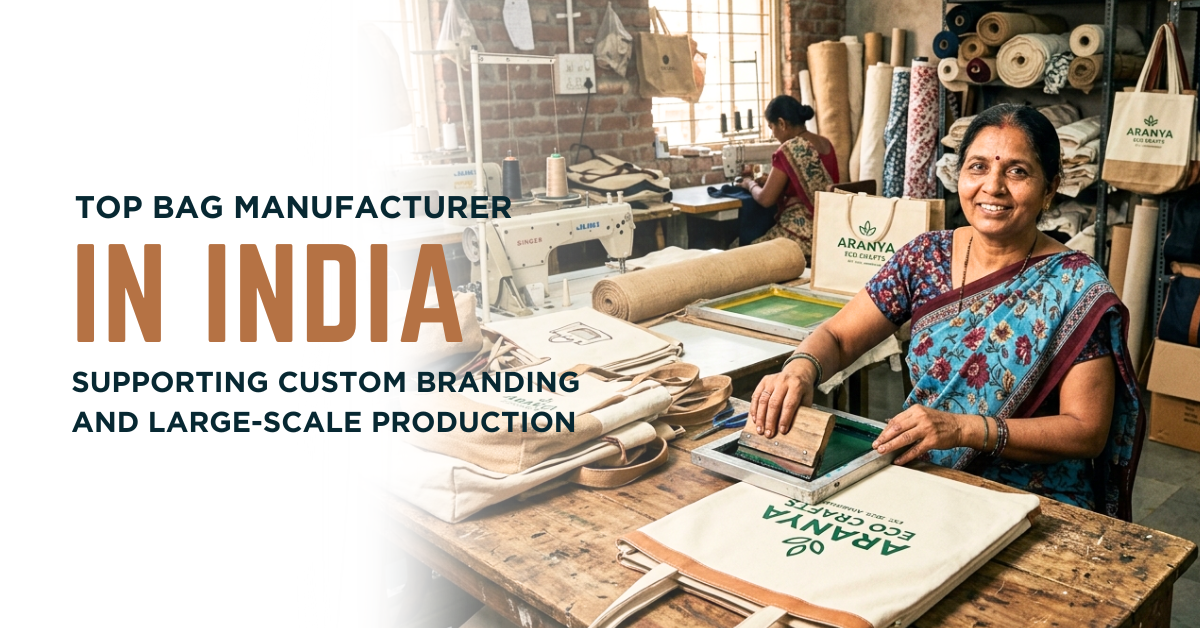 Top bag manufacturer in India providing custom branding and bulk bag production