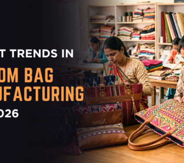 Latest Trends in Custom Bag Manufacturing for 2026 with sustainable materials, smart bag technology, and customized bag designs.