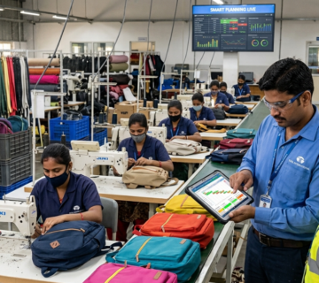 Smart production planning process in bag manufacturing for efficient scheduling and quality control