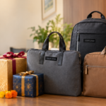 Custom branded bags arranged as Diwali corporate gifting 2026 gift sets